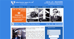 Desktop Screenshot of privatedetectivesindia.com